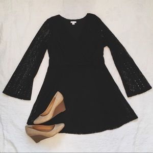 Xhilaration Retro Style Black Lace Dress